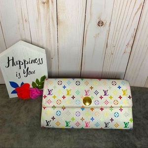 LV MONOGRAM MULTICOLOR SARAH WALLET